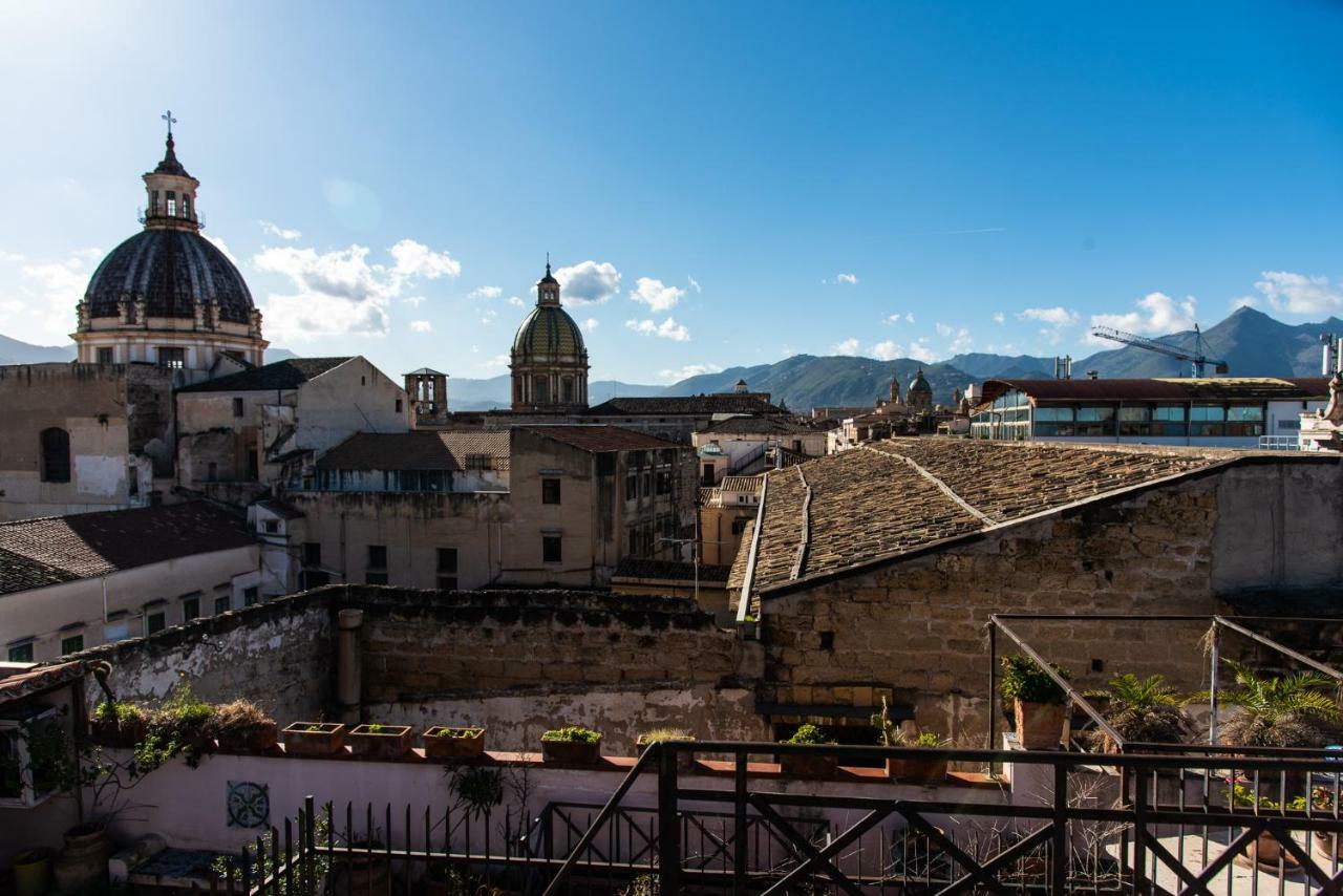 Appartamento Palazzo Pace Al Cassaro 巴勒莫 外观 照片